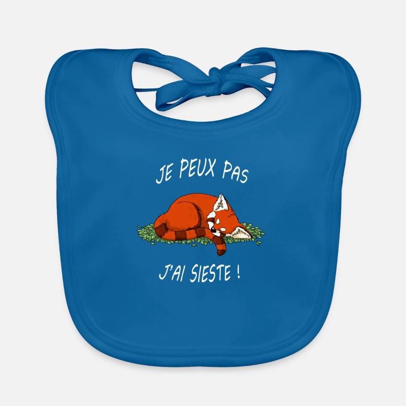 panda roux Bavoir bio Bébé