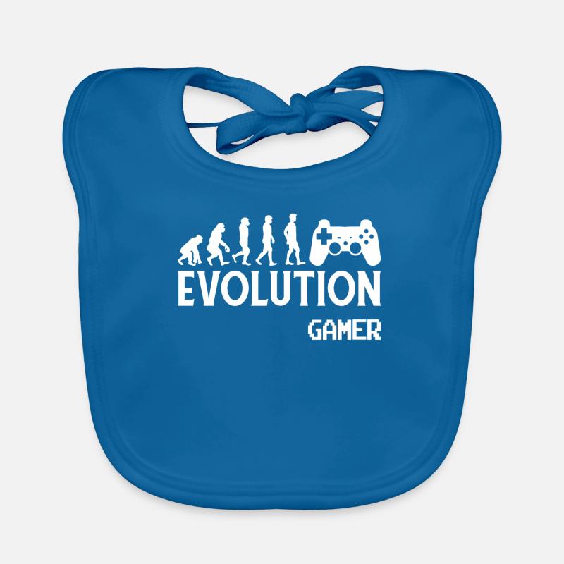 1 Evolution Gamer - Zocker - Console Bavoir bio Bébé