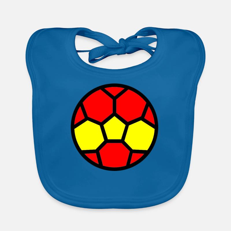  Drapeau Espagne Coupe du monde Bavoir bio Bébé