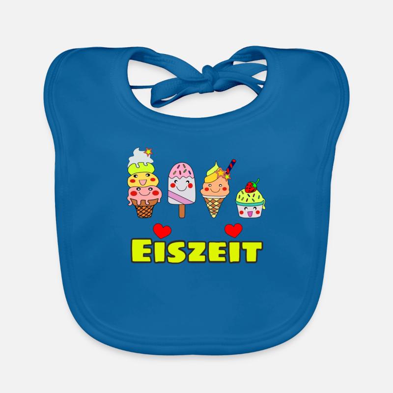 Eiszeit Eis Süßes Sommer Eis Shirt Baby Bio-Lätzchen