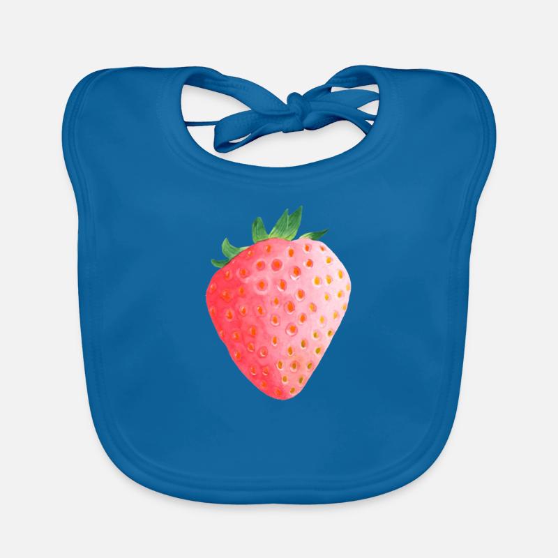 Fraise Bavoir bio Bébé
