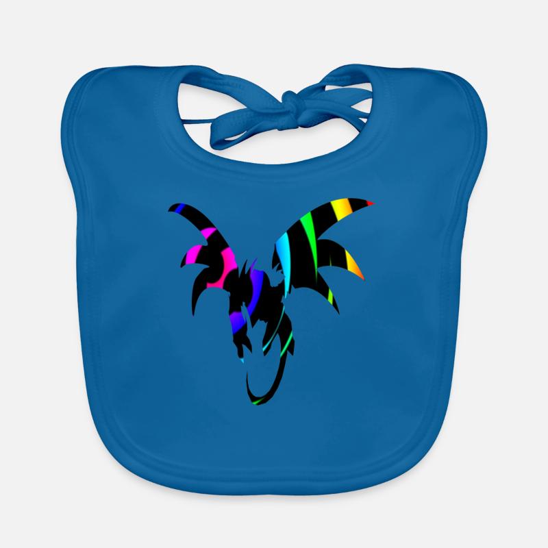 Drachenschleife Dragon Loop Baby Bio-Lätzchen