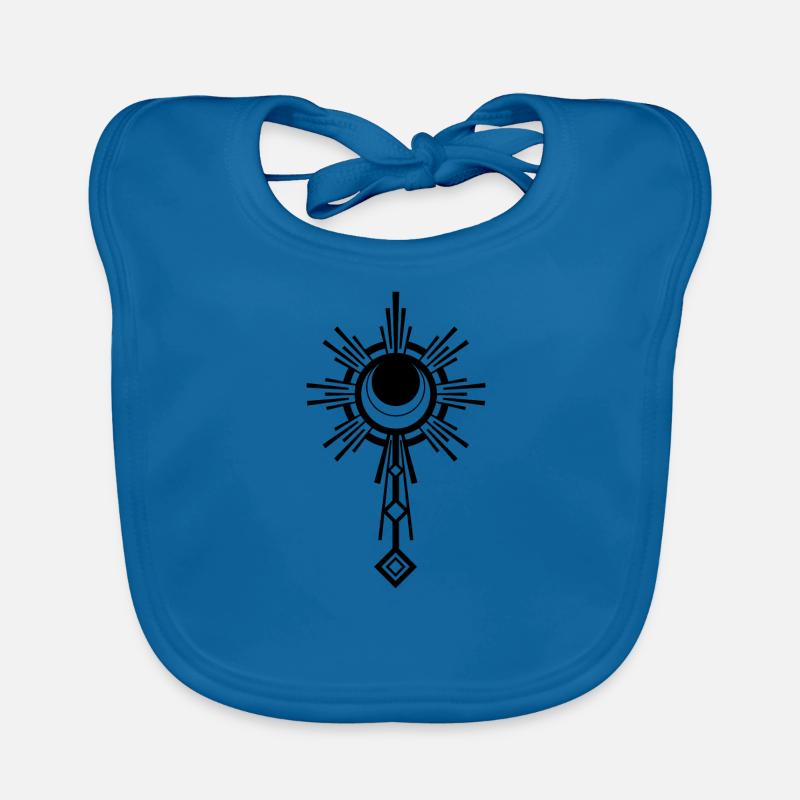 Symbole lune Bavoir bio Bébé
