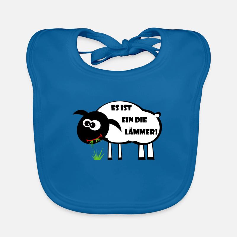 It's a dilemma! Lamb gift idea Organic Baby Bibs