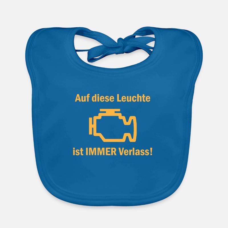 Check engine light Organic Baby Bibs
