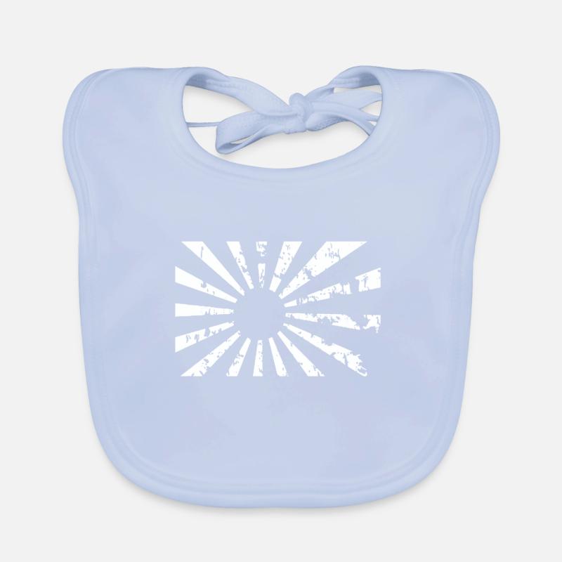 Drapeau du Japon Bavoir bio Bébé