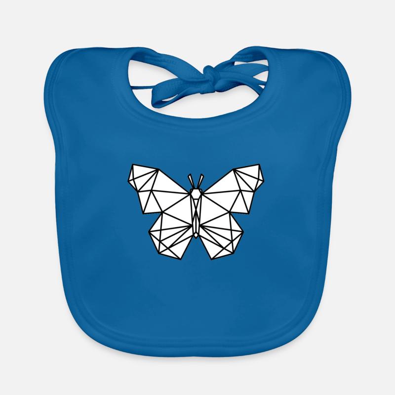 Conception de papillon simple Bavoir bio Bébé