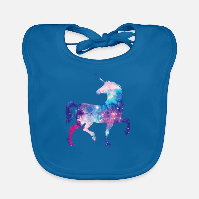 Galaxy Einhorn Baby Bio-Lätzchen