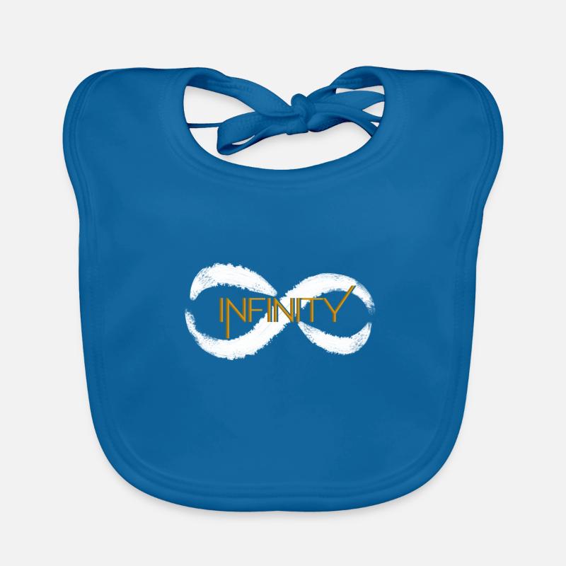 Infinity infinity sign icon infinity Organic Baby Bibs