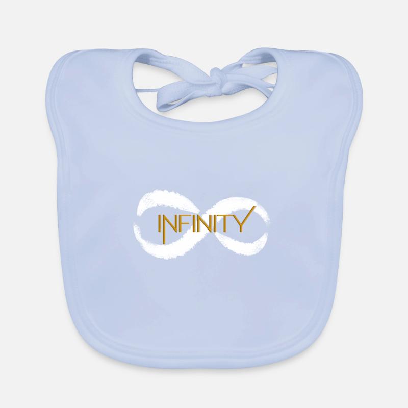 Infinity infinity signe icône infini Bavoir bio Bébé