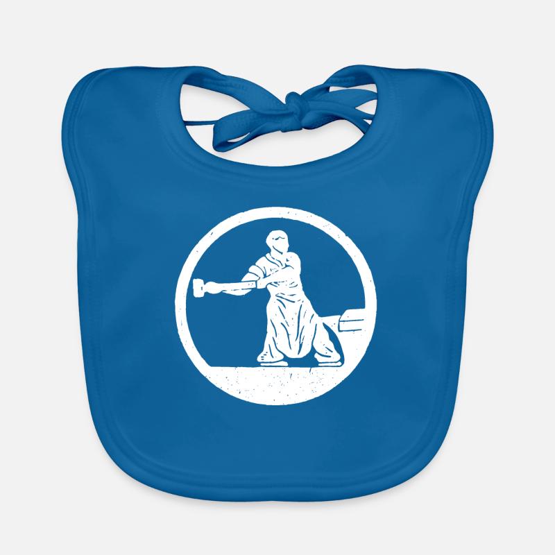 Blacksmith and anvil Organic Baby Bibs