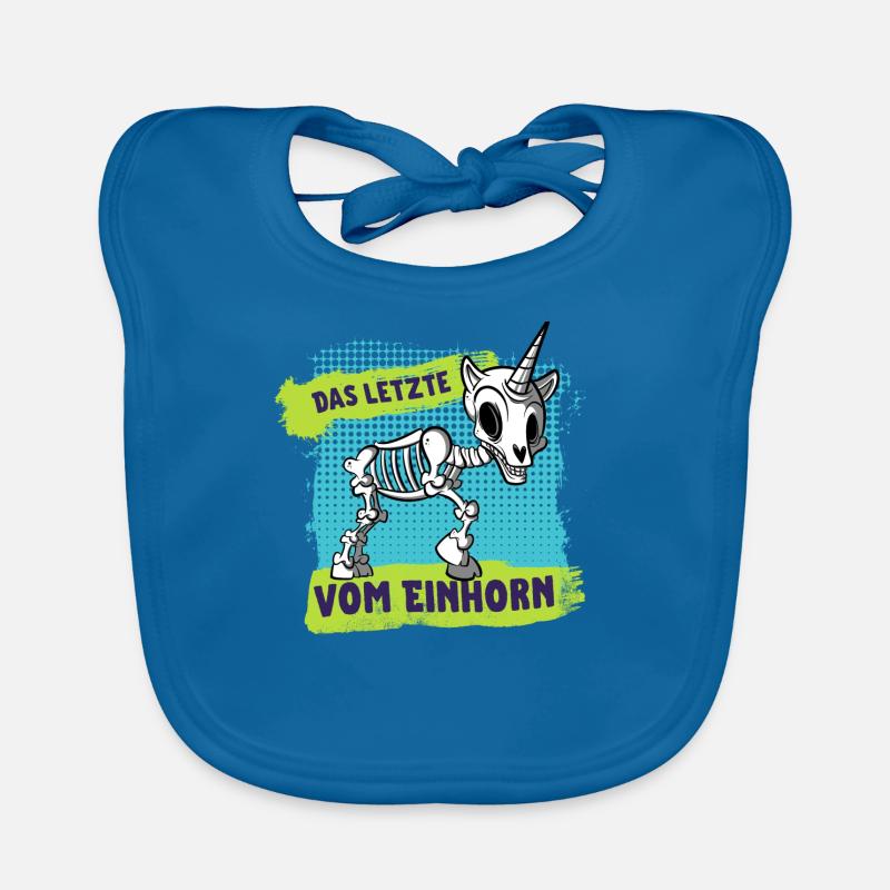 Das letzte vom Einhorn Baby Bio-Lätzchen