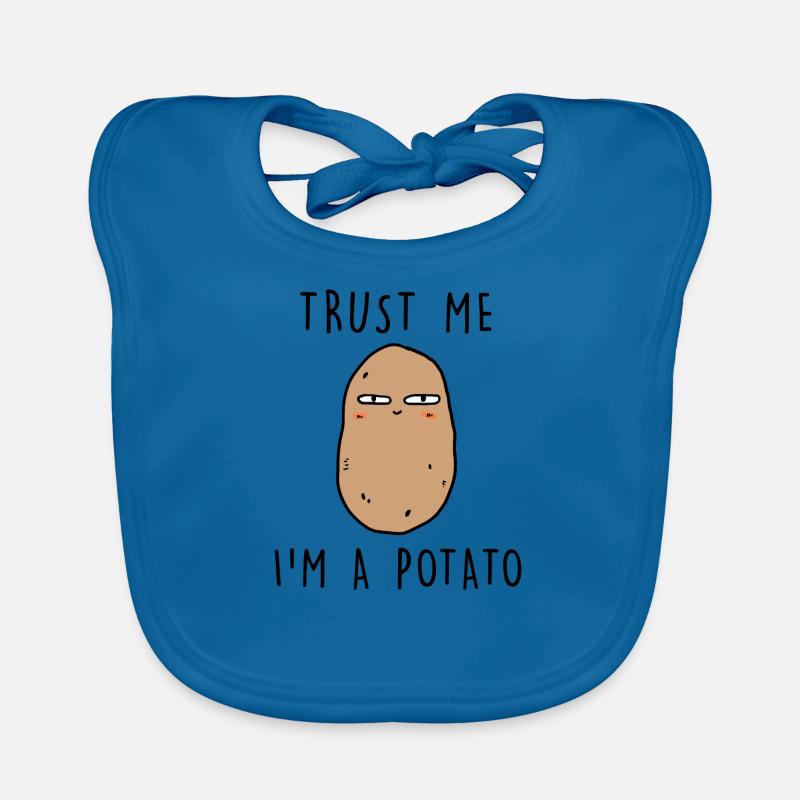 TRUST ME AT A POTATO Organic Baby Bibs