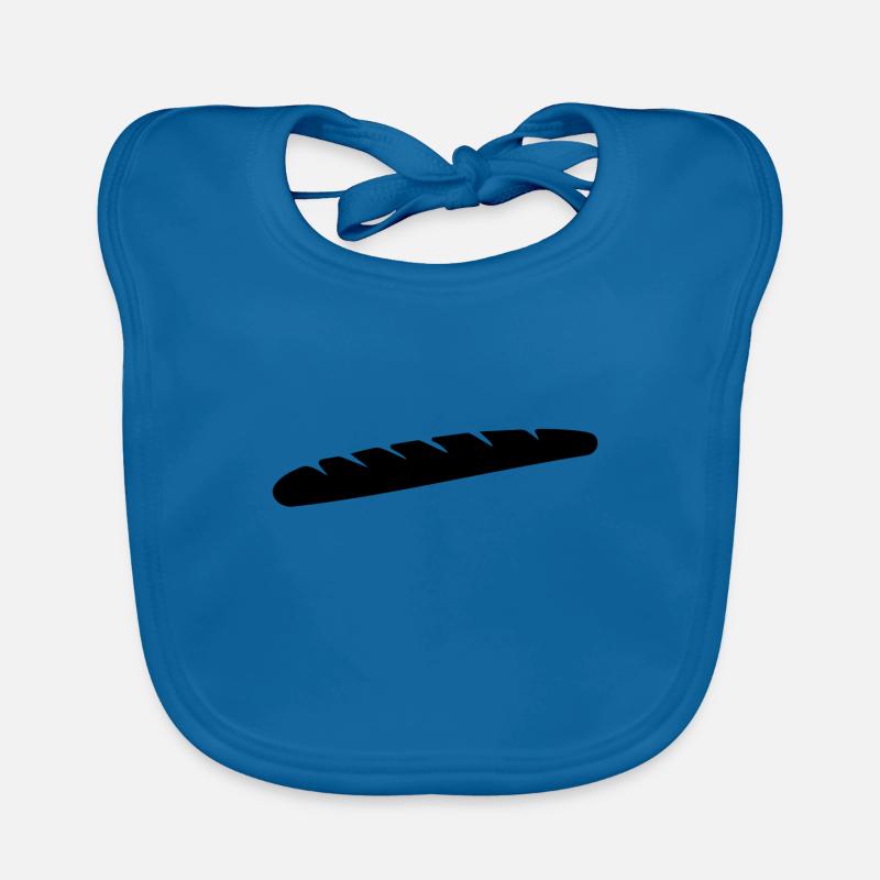 Baguette Logo Geschenk Baby Bio-Lätzchen