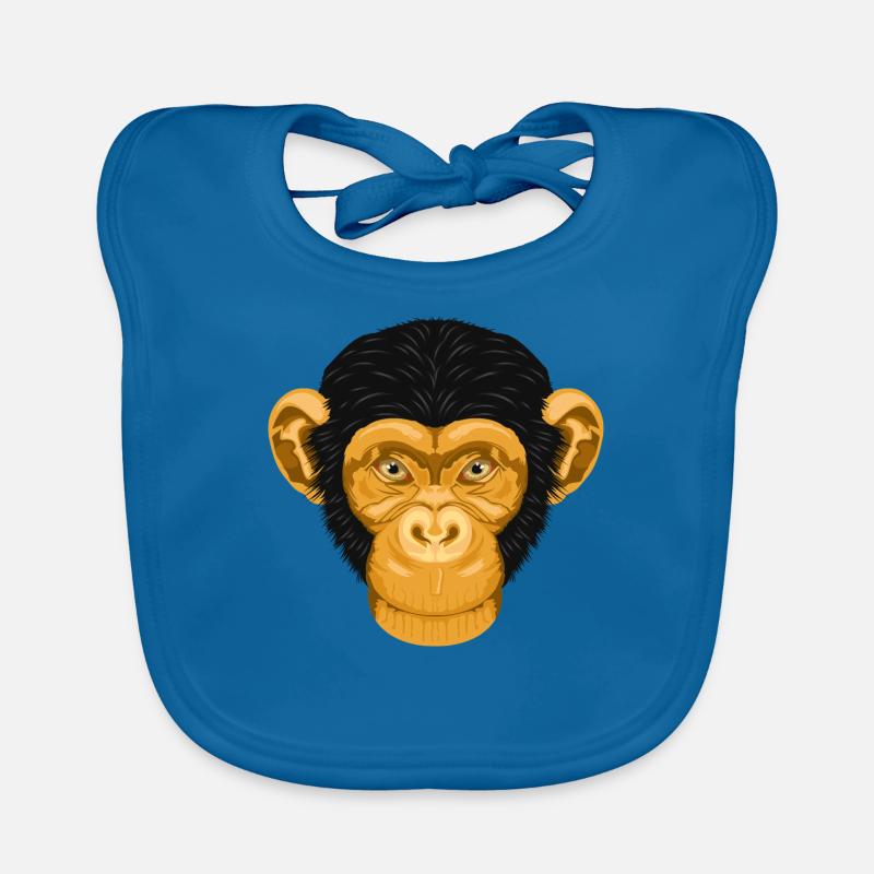 Monkey / Affe Baby Bio-Lätzchen