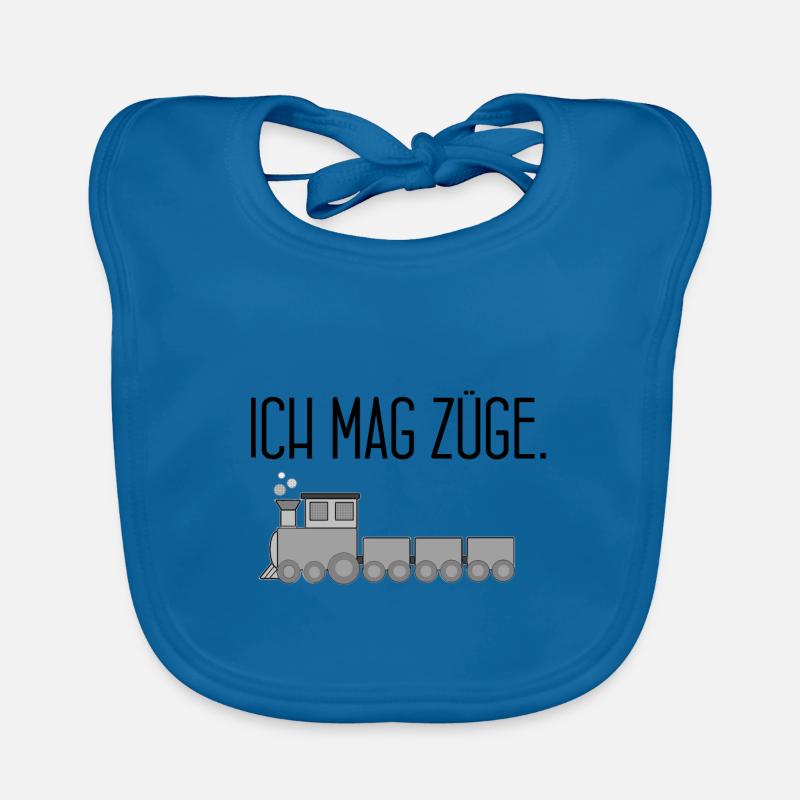 I Like Trains Great Gift Idea (Memes) Organic Baby Bibs