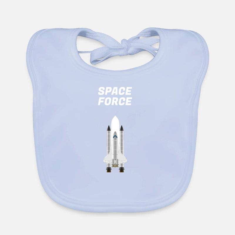 space Organic Baby Bibs