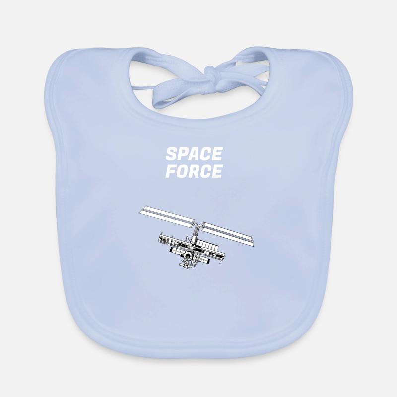 Space astronaut satellite universe universe Organic Baby Bibs