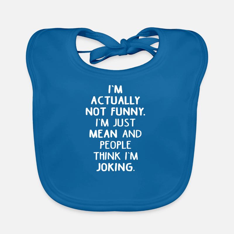 sarcastically Organic Baby Bibs