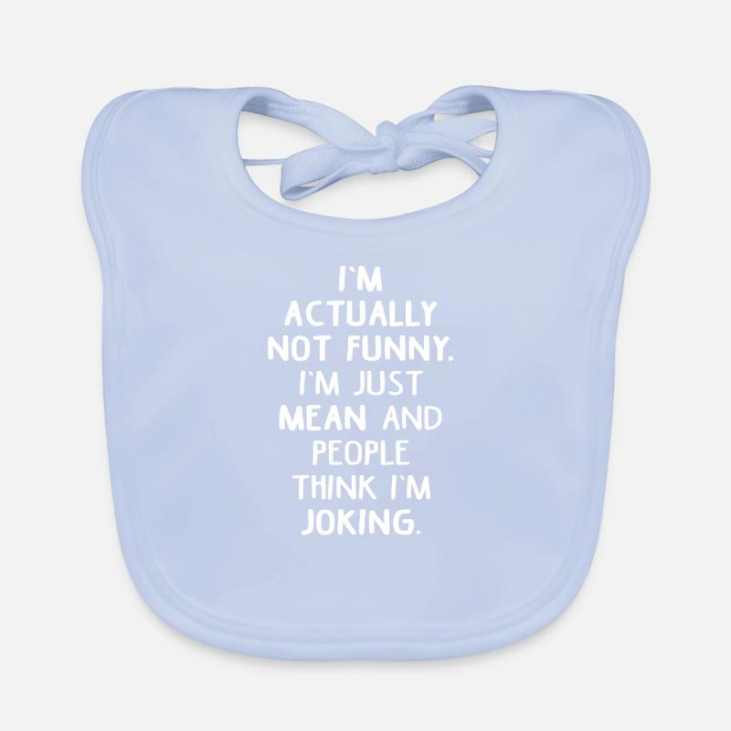 sarcastically Organic Baby Bibs