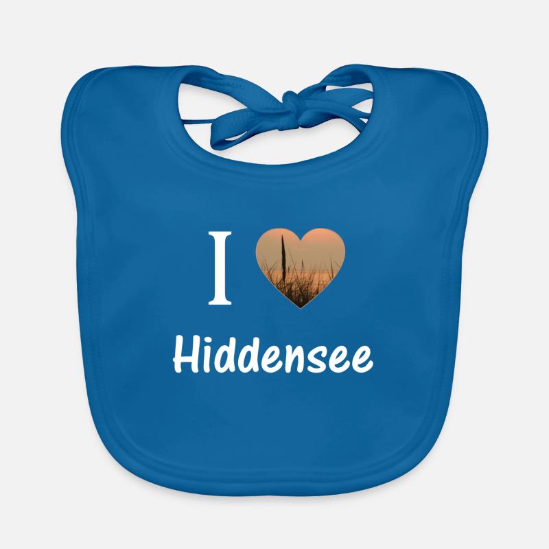 I love Hiddensee Baby Bio-Lätzchen
