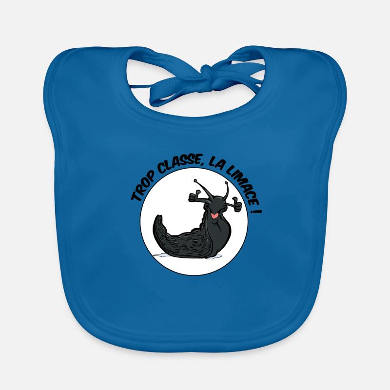 Too classy, the slug! Organic Baby Bibs