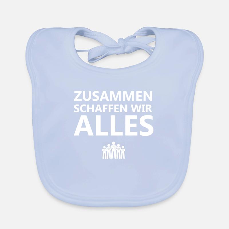 Together we can do anything Organic Baby Bibs