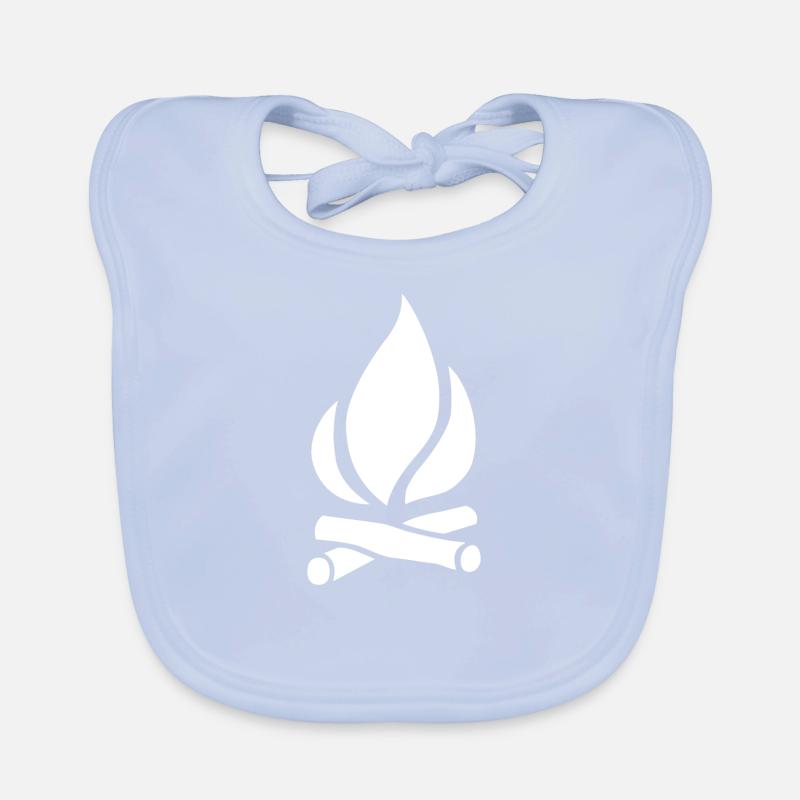 feu de camp Bavoir bio Bébé