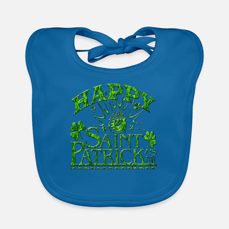 St Patricks Day Bavoir bio Bébé