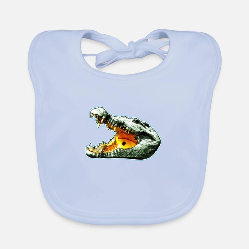 Krokodil Baby Bio-Lätzchen