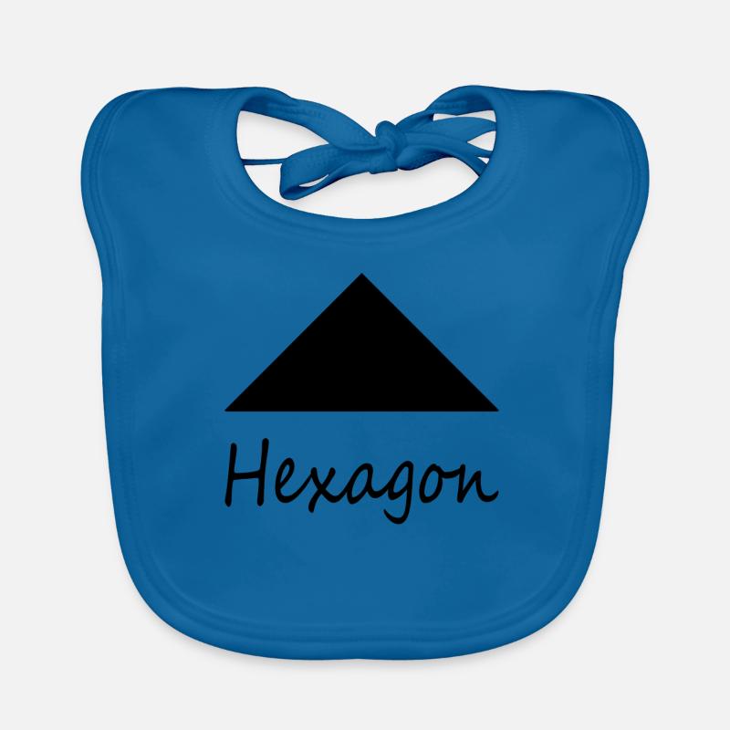 Mauvaise forme d'hexagone Bavoir bio Bébé