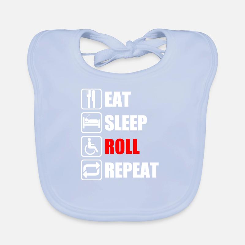 Rollstuhl Baby Bio-Lätzchen