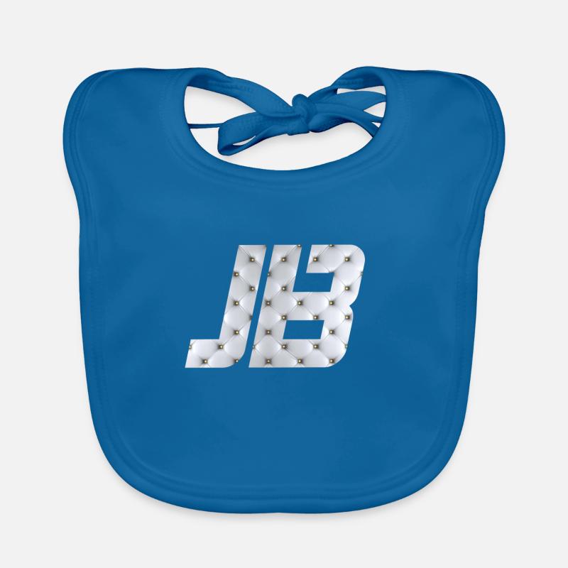 JB - Bavoir bio Bébé - bleu paon