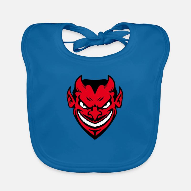 Halloween devil Organic Baby Bibs