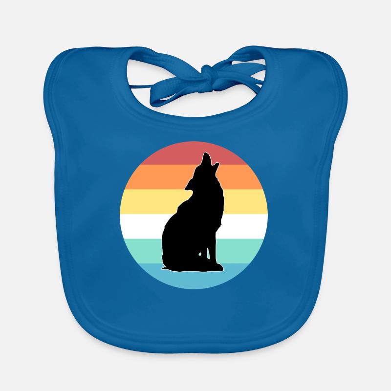 loup Bavoir bio Bébé