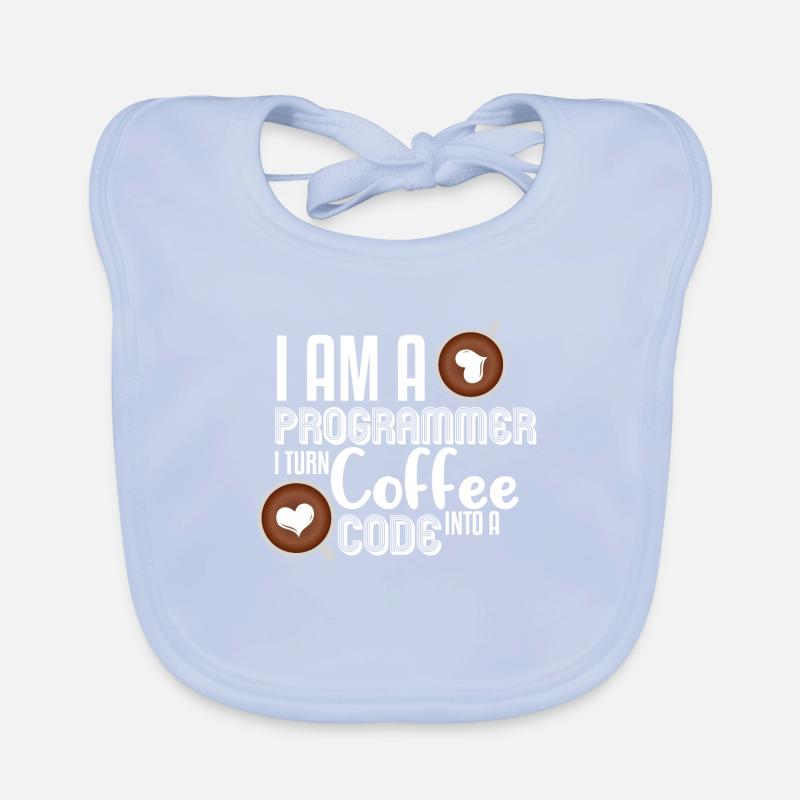 Programmer Kaffee Baby Bio-Lätzchen