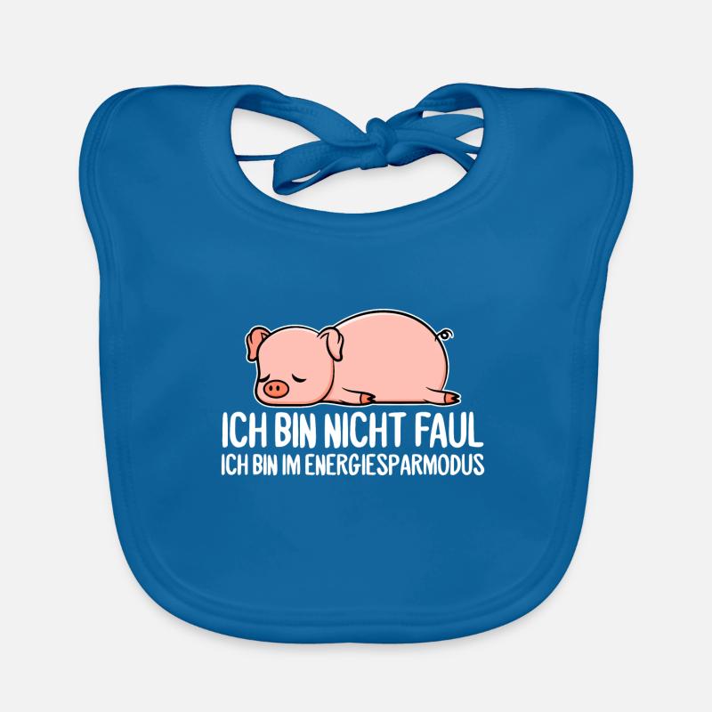 Cadeau de dessin de cochon de cochon drôle Bavoir bio Bébé