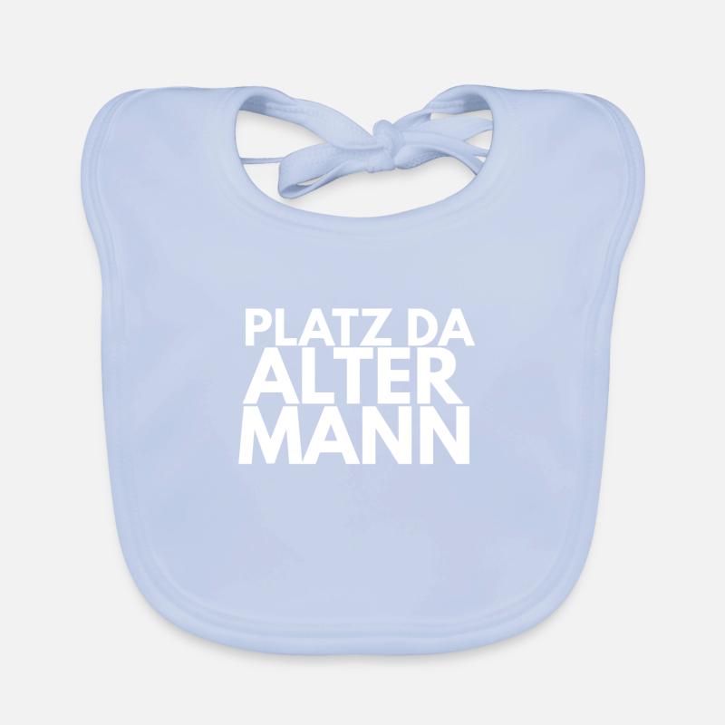 PLATZ DA ALTER MANN Baby Bio-Lätzchen