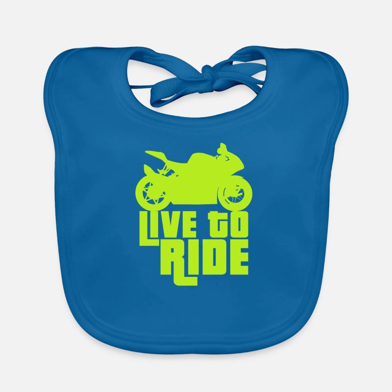 Motorcycle Organic Baby Bibs