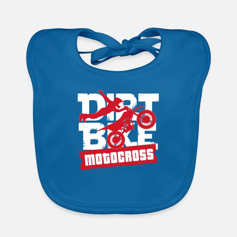 Motocross Baby Bio-Lätzchen