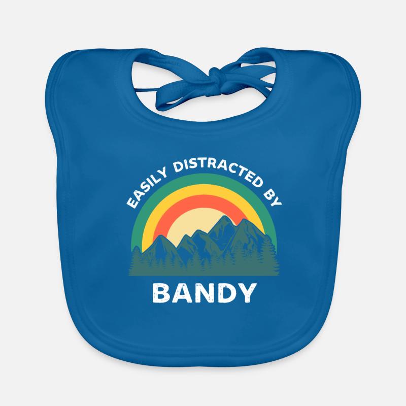 Easily distracted by Bandy Organic Baby Bibs