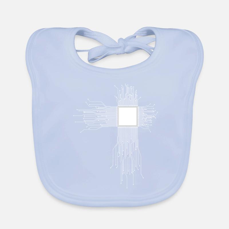 CPU Processor Organic Baby Bibs