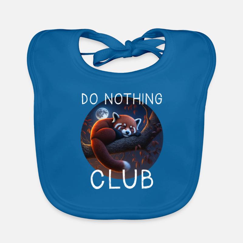 Do Nothing Club Roter Panda Baby Bio-Lätzchen