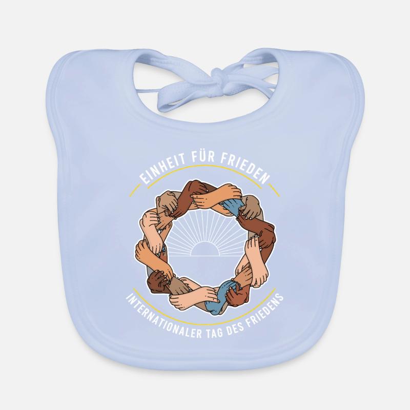 Unity for Peace Organic Baby Bibs