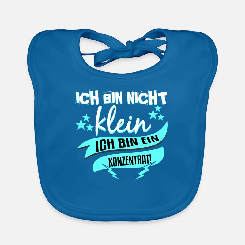 Ich bin nicht klein Ich bin ein Konzentrat Baby Bio-Lätzchen