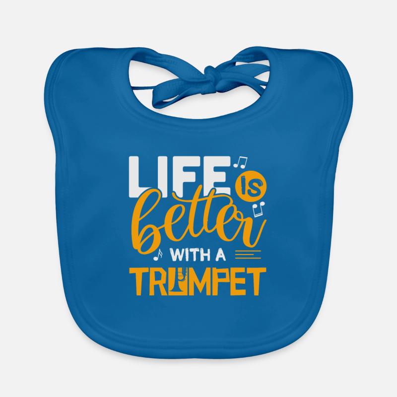 trompette Bavoir bio Bébé
