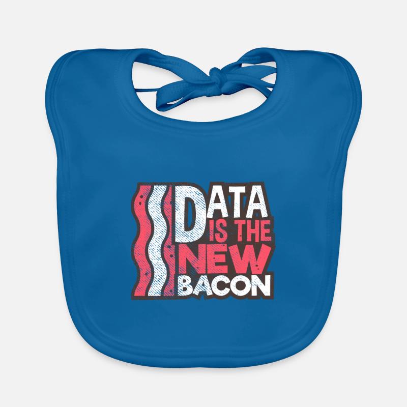 Computer scientist coding Organic Baby Bibs