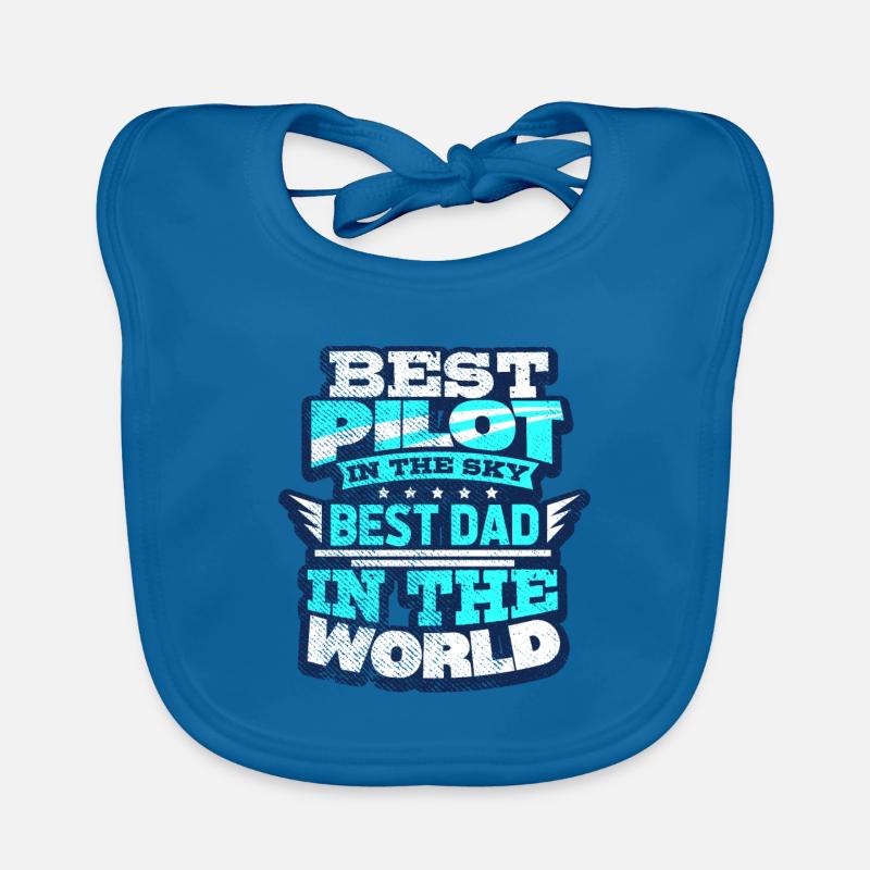 Pilot dad Organic Baby Bibs