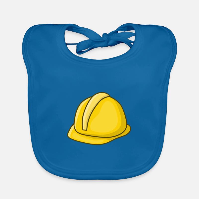 Artisan travailleur de la construction casque Bavoir bio Bébé