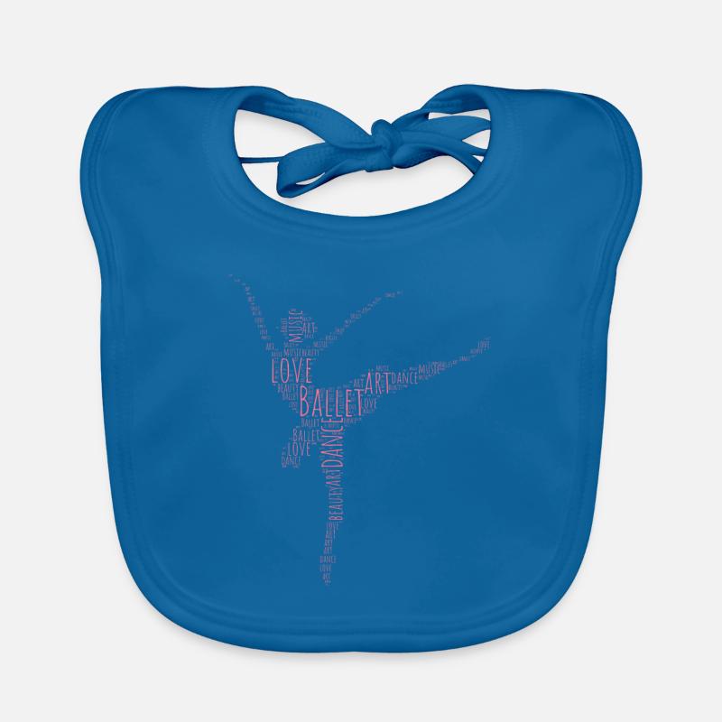 Ballet dancer Organic Baby Bibs